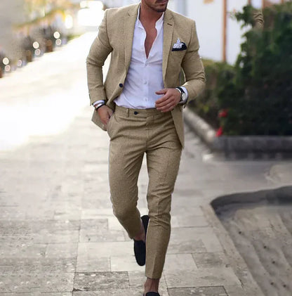Slim Fit Men's Single Breasted Suit