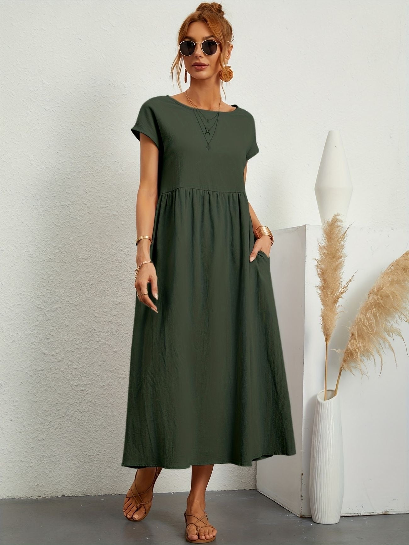 Chic Slim Fit Summer Dress - Olytrend