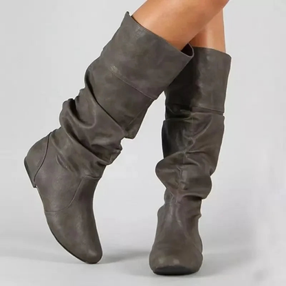 Classic Women's Western Boots - Comfortable Mid Calf Style