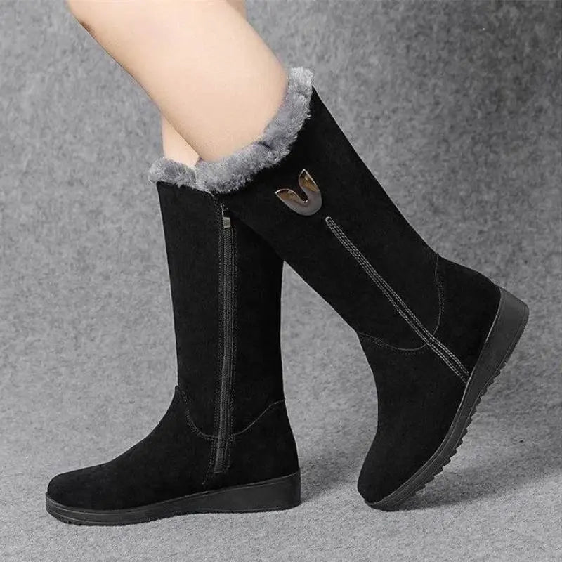 Comfortable Ankle Suede Boots for Women