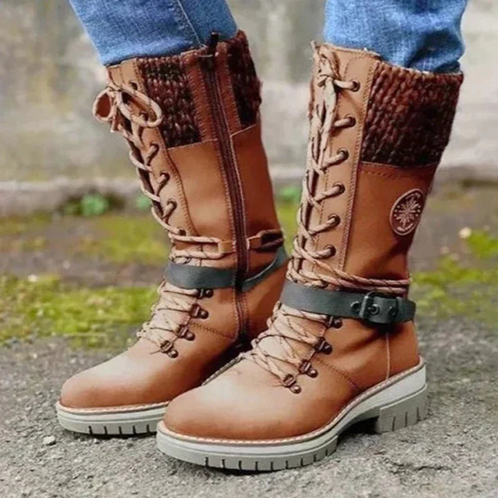 Warm Waterproof Women's Knee High Boots - Nocini