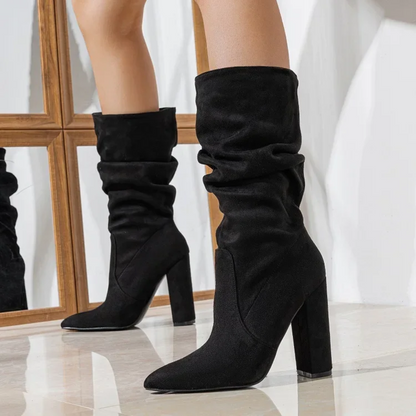 Comfortable Slouch Style Ankle Boots