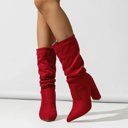 Comfortable Slouch Style Ankle Boots