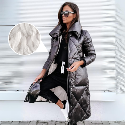 Luxurious Faux Fur Parka Coat