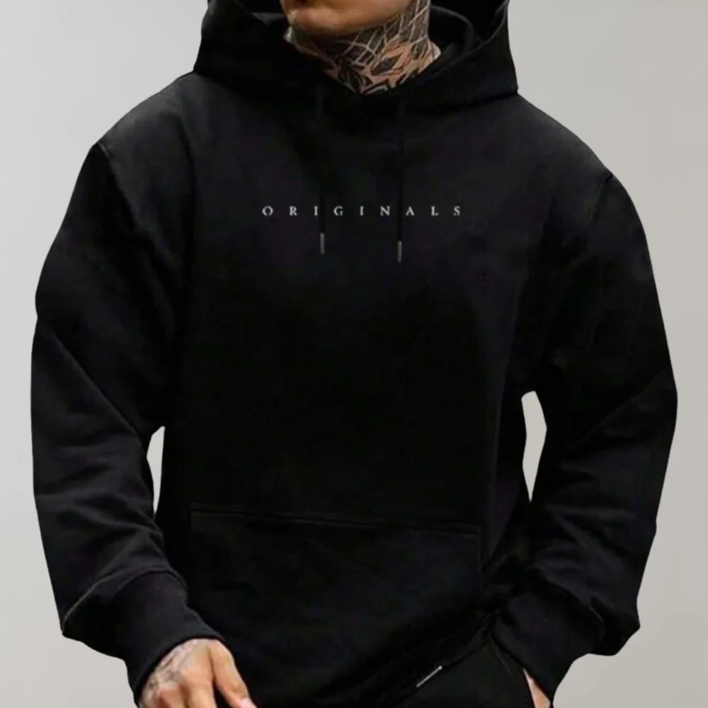 Trendy Mens Hooded Sweatshirt