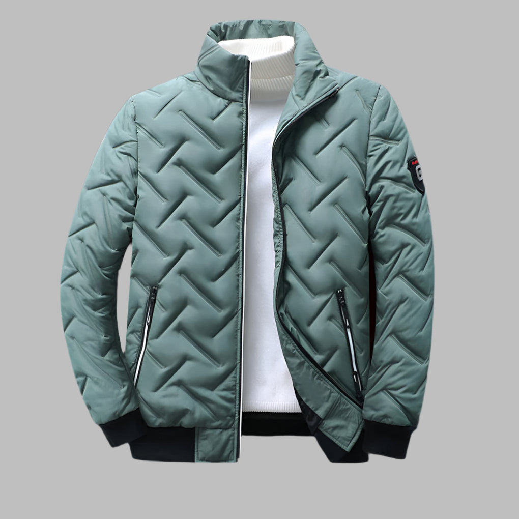 Waterproof Men's Zip Up Windproof Jacket