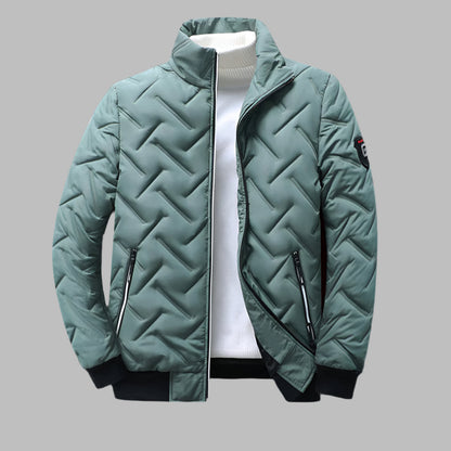 Waterproof Men's Zip Up Windbreaker Coat