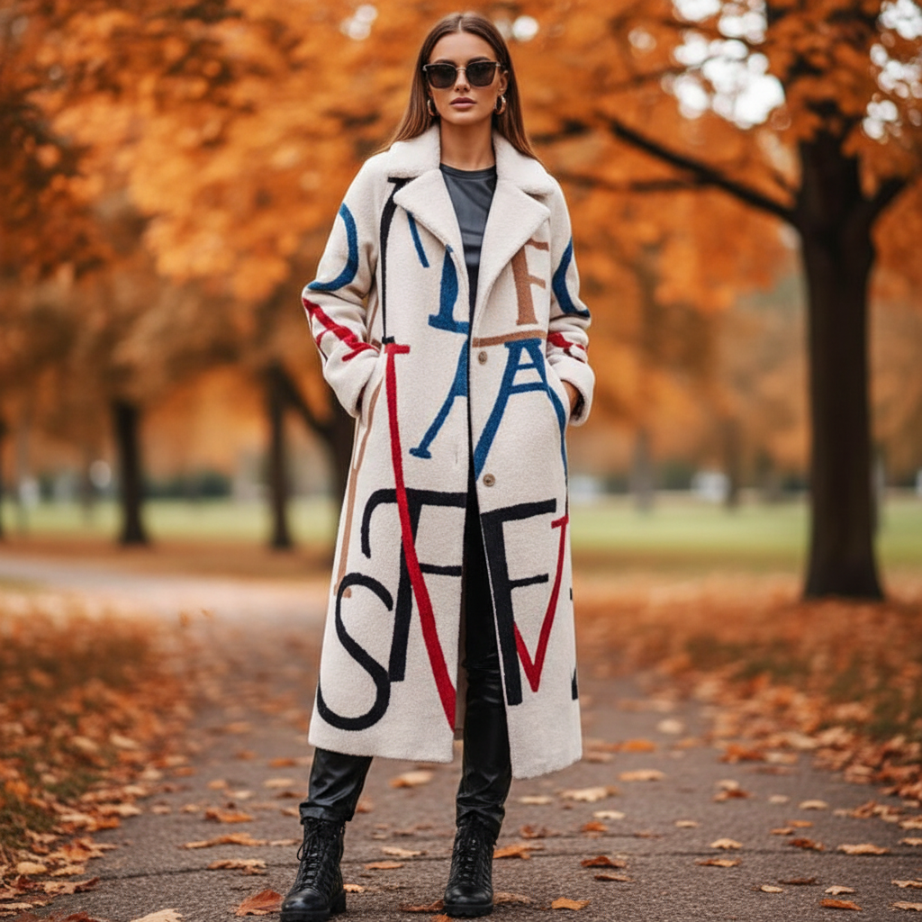 Vibrant Full Length Ladies Coat - Pexav