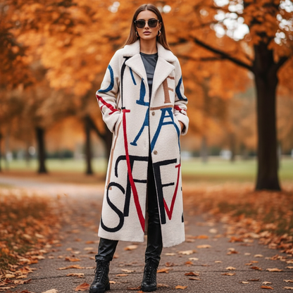 Vibrant Full Length Ladies Coat - Pexav