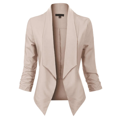Classic Oversized Women's Long Blazer Jacket