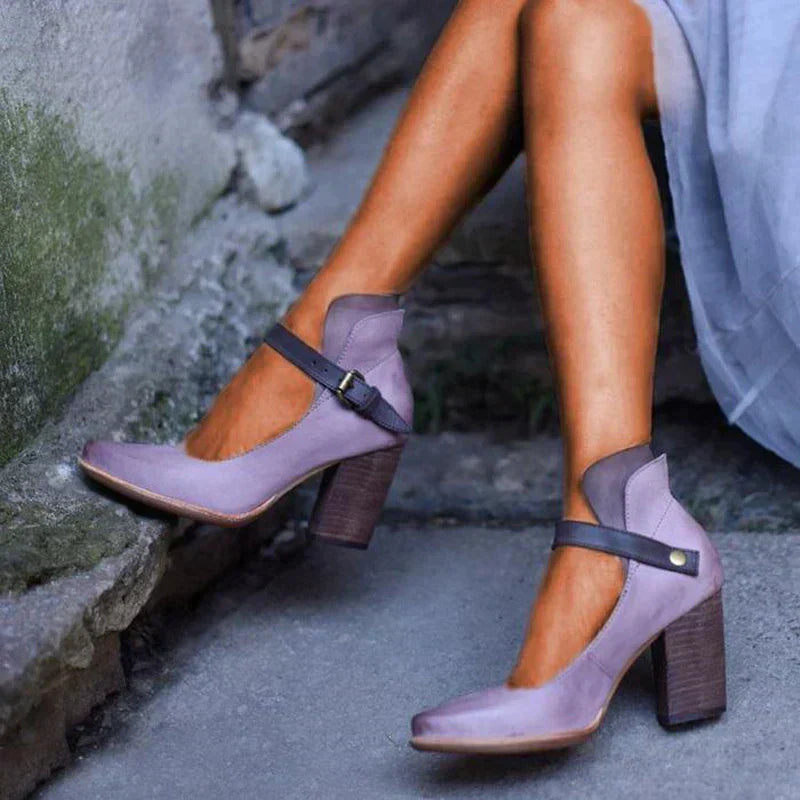 Chic Ankle Strap High Heel Sandals - Olytrend