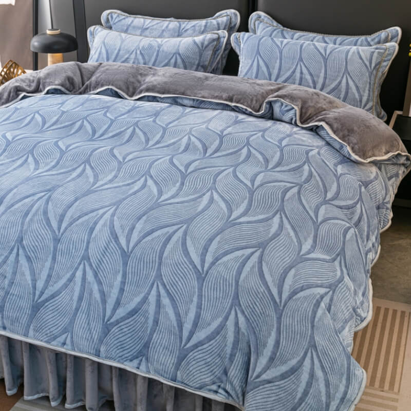 Soft Floral Bedding Set with Pillowcases - Nocini