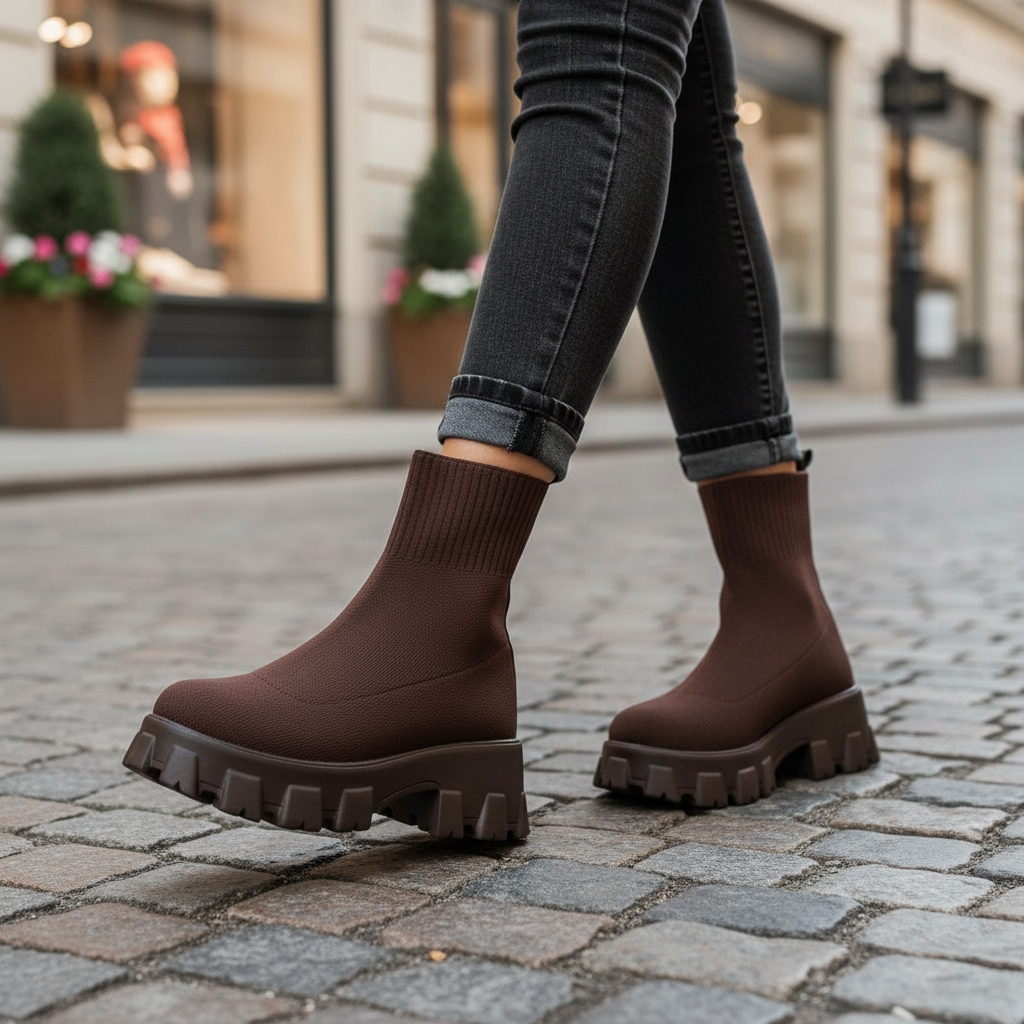 Elegant Block Heel Boots - Pexav