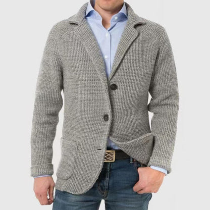 Soft Crew Neck Button Cardigan Sweater
