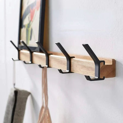 Space Saving Wall Mount Coat Hook Rack - Nocini