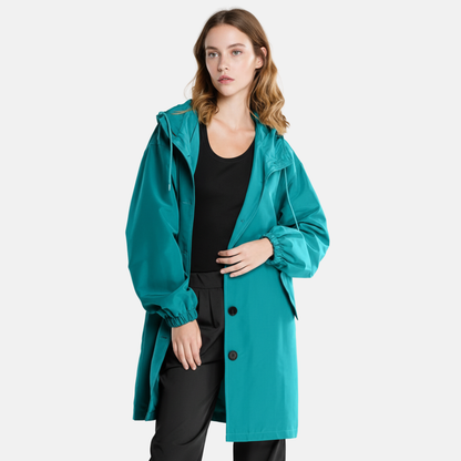 Warm Women's A-Line Hoodie Coat