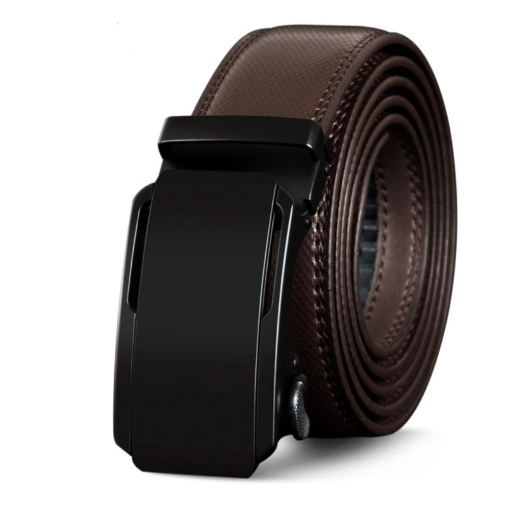 Adjustable Leather Belt for Men