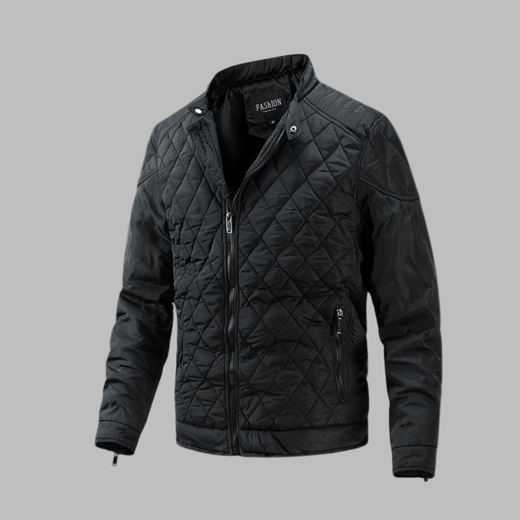 Classic Padded Quilted Coat for Men