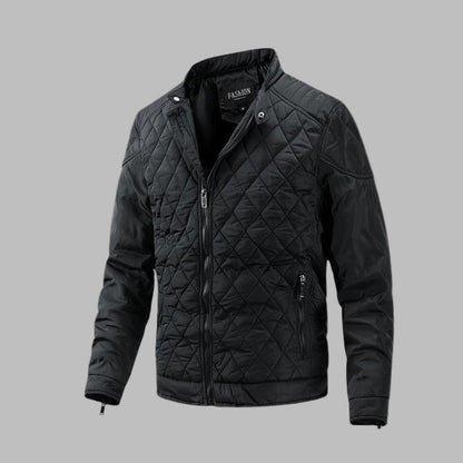 Classic Padded Quilted Coat for Men