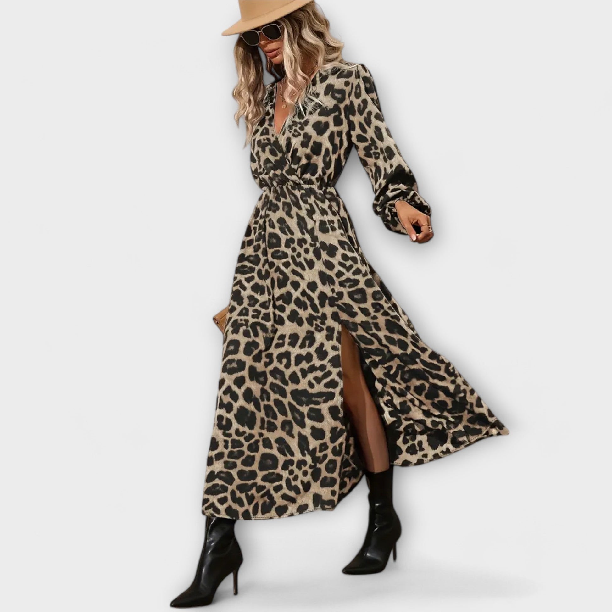 Stylish Animal Print Day to Night Dress - Nocini