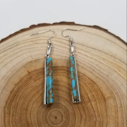 Classic Blue Drop Earrings