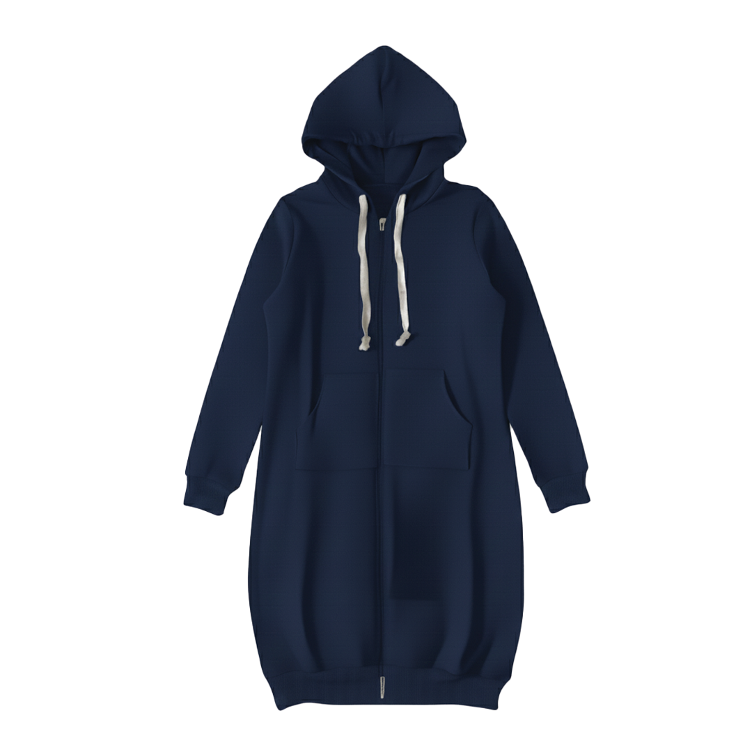 Comfy Oversized Zip Up Hoodie for Daily Wear