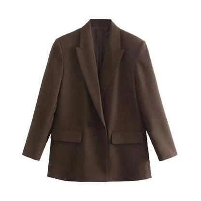 Relaxed Fit Women's Blazer Jacket