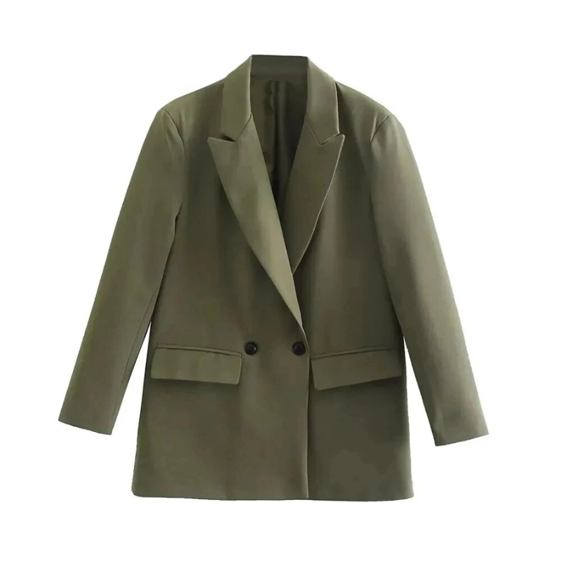 Relaxed Fit Women's Blazer Jacket