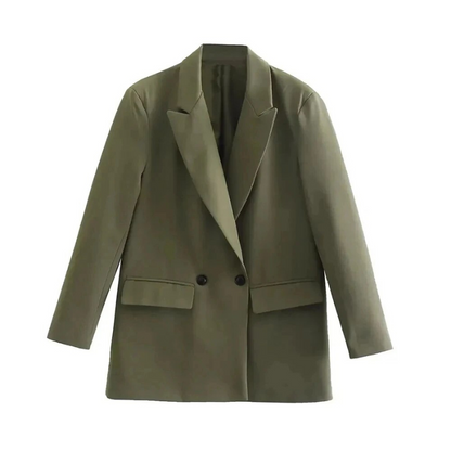 Relaxed Fit Women's Blazer Jacket