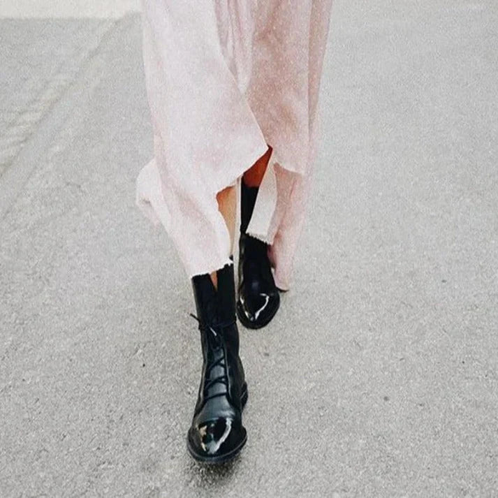 Retro Style Ankle Boots