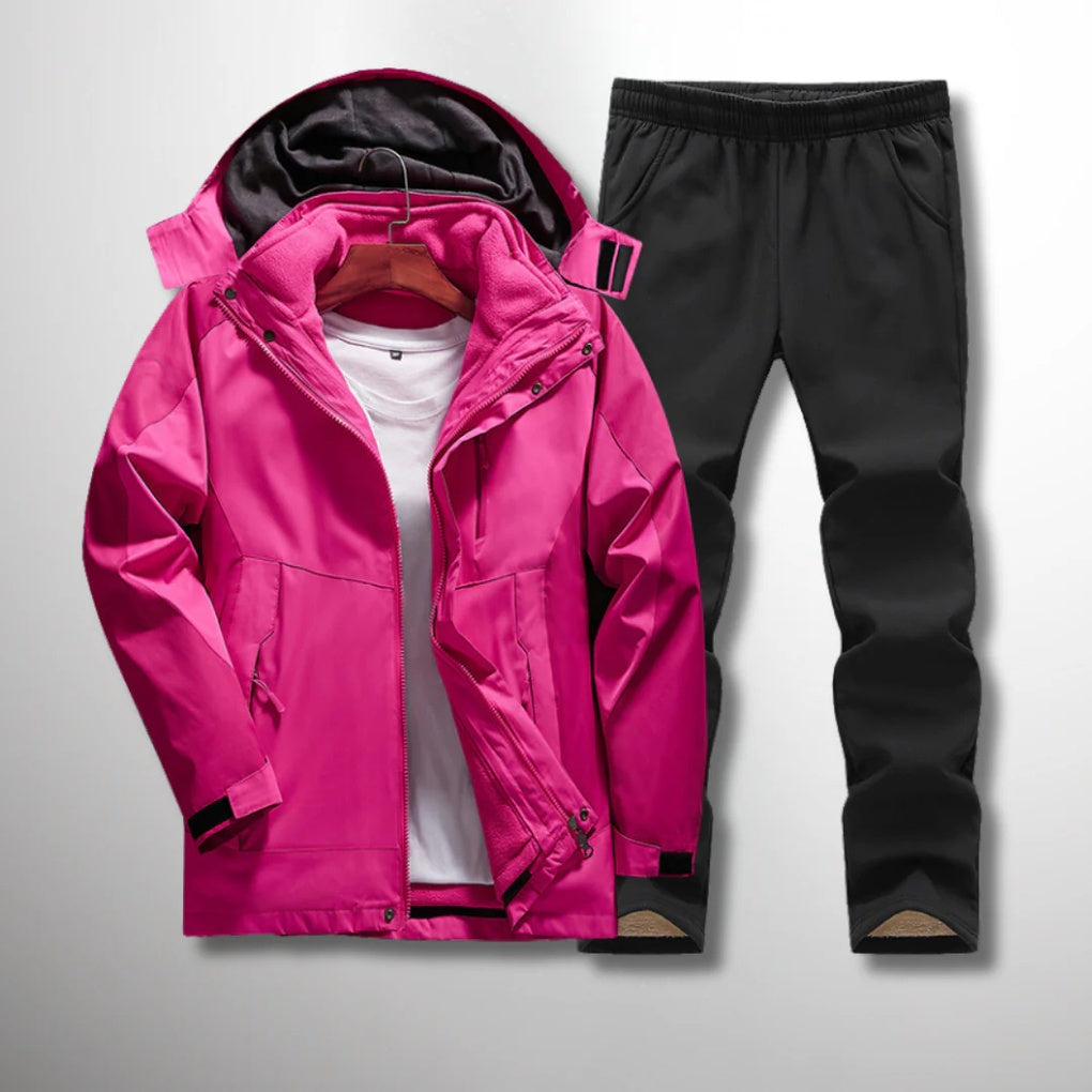 3 Piece Women's Hiking Jacket Set - Olytrend