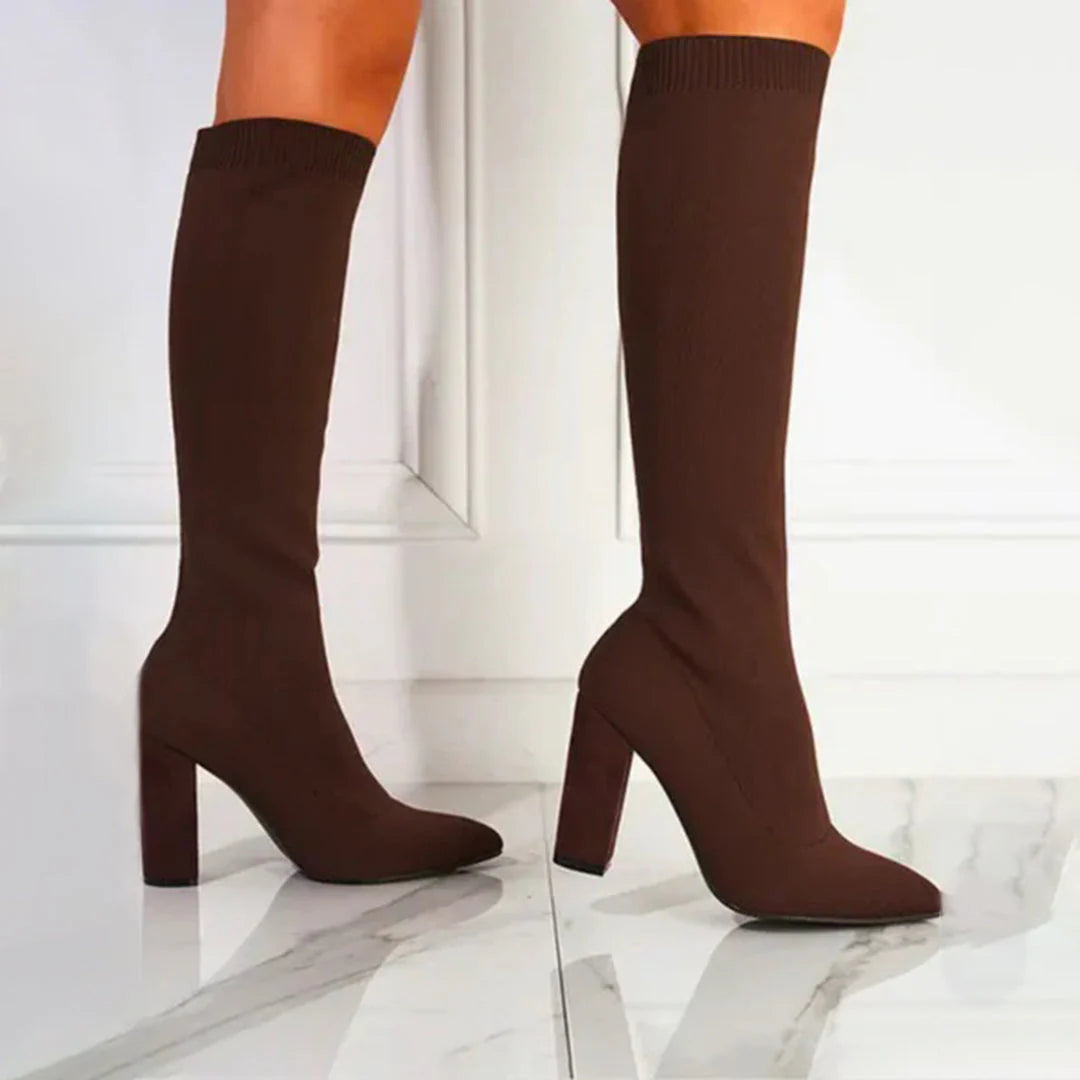 Tall Elastic Women's Boot Shoes