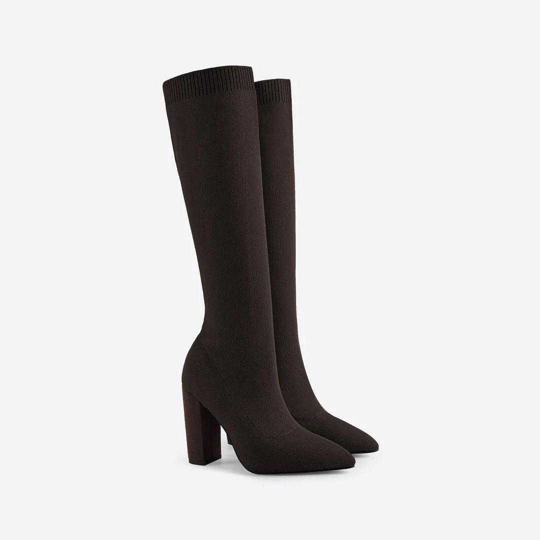Tall Elastic Women's Boot Shoes