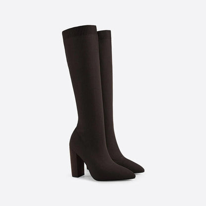 Tall Elastic Women's Boot Shoes