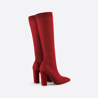 Tall Elastic Women's Boot Shoes