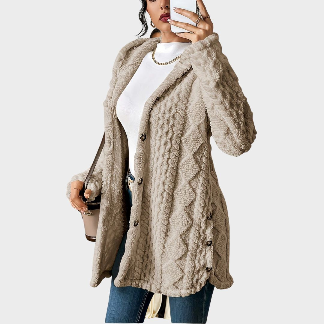 Soft Cozy Hooded Cardigan Sweater