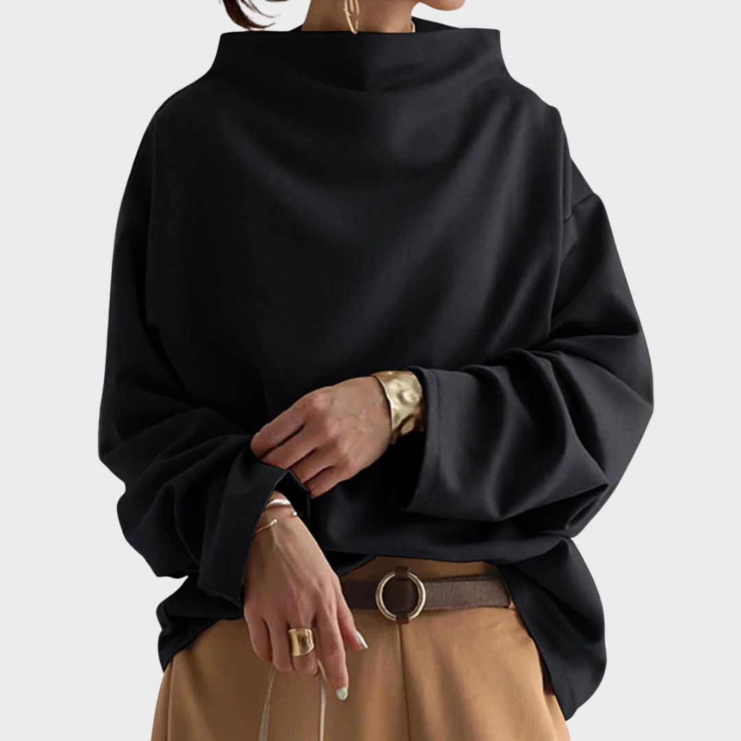 Elegant Crew Neck Women's Top - Olytrend