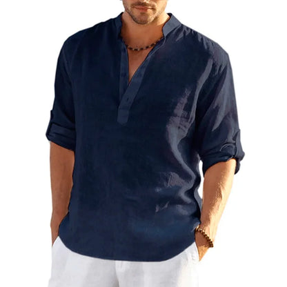 Breathable Men's Linen Summer Shirt