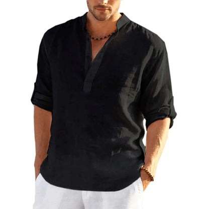 Breathable Men's Linen Summer Shirt