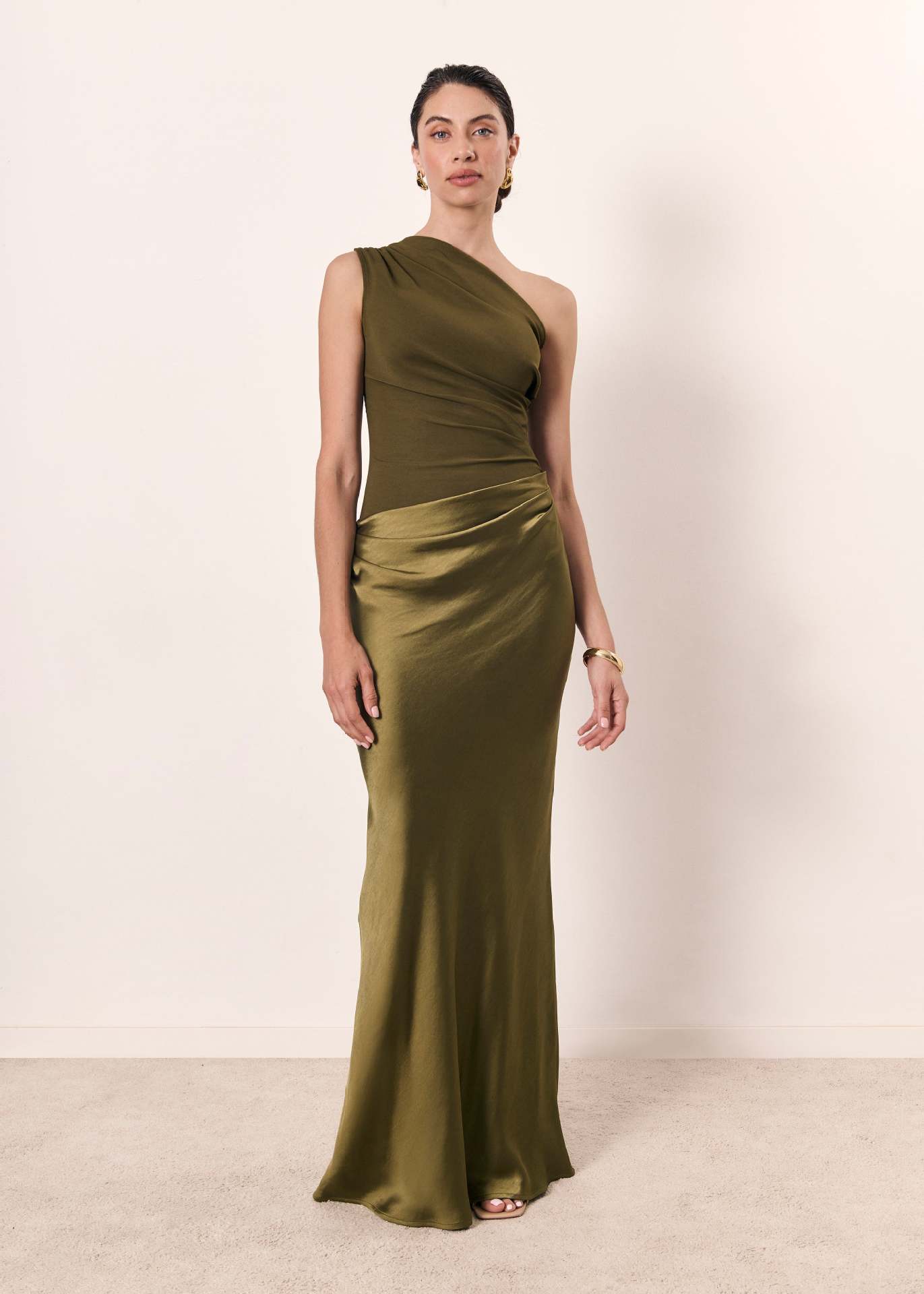 Long Sleeve Floor Length Evening Dress
