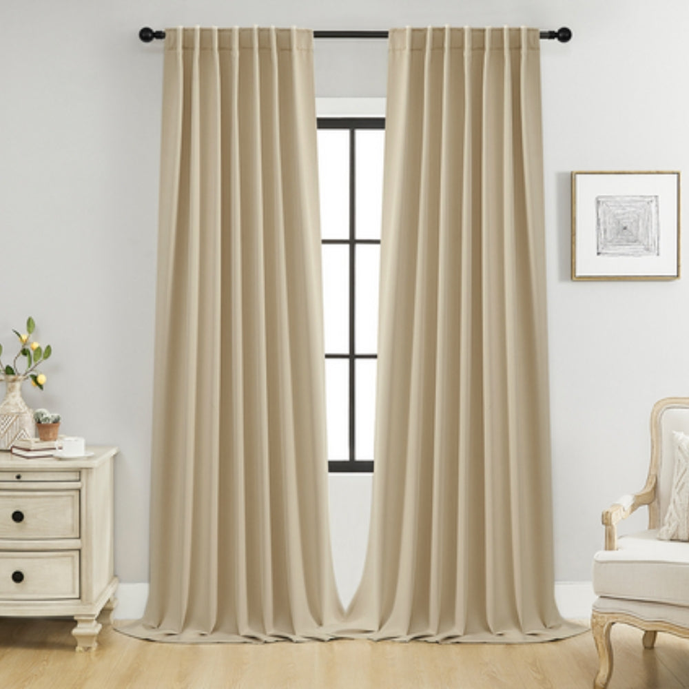 Luxury Blackout Curtains Stylish Room Darkening Drapes