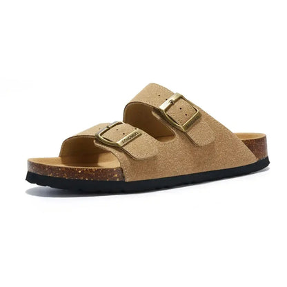 Grip Sole Cork Flip Flops for Women