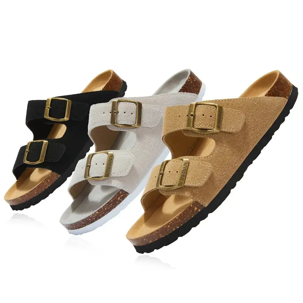 Grip Cork Flip Flops for Women - Comfortable & Chic - Nocini