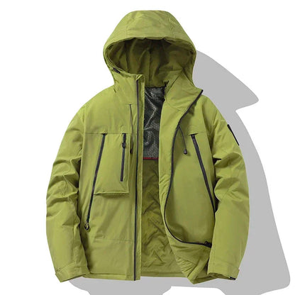 Comfortable Men's Hooded Waterproof Winter Jacket