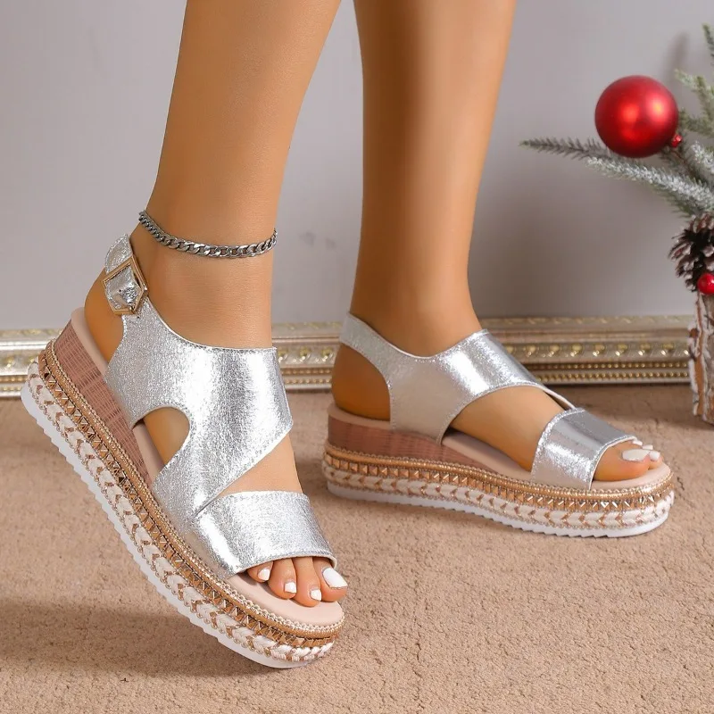 Elegant High Heel Platform Sandals - Olytrend