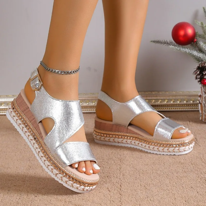 Elegant High Heel Platform Sandals - Olytrend
