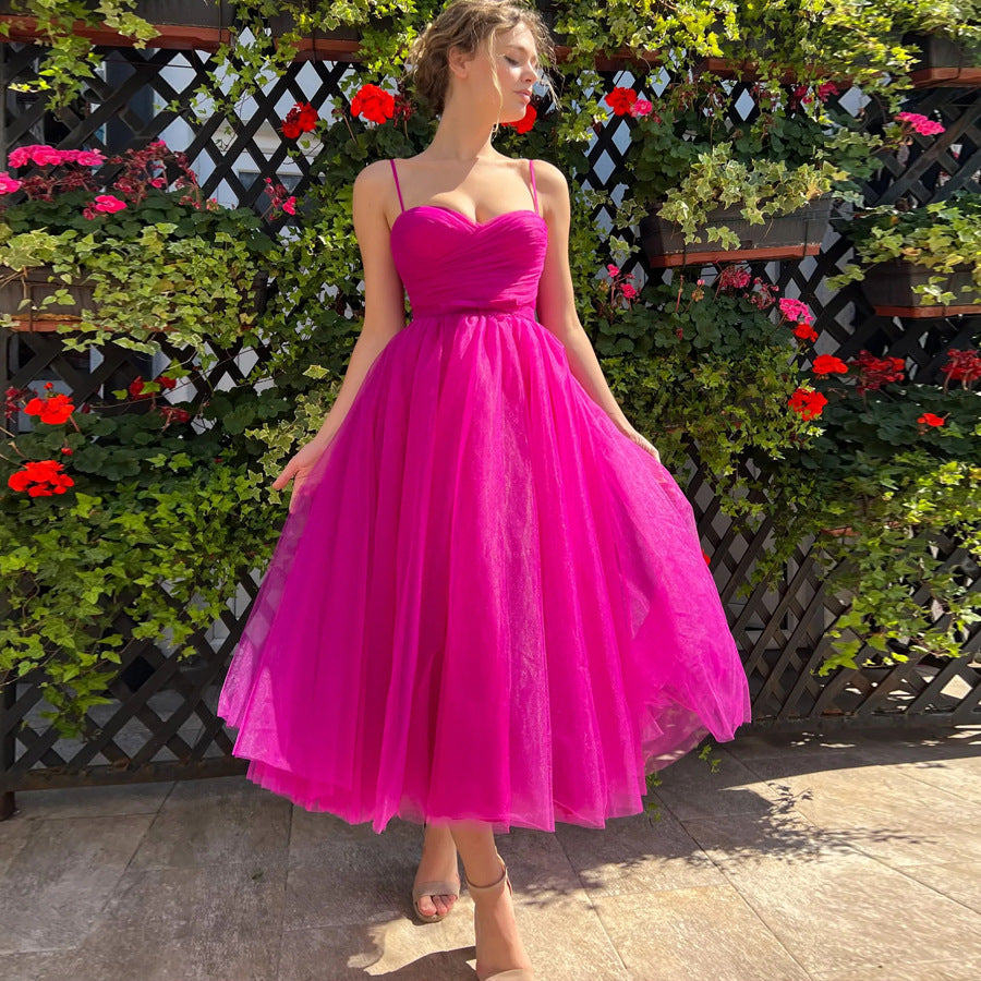 Ladies Formal Gown with Flowy Full Skirt - Nocini