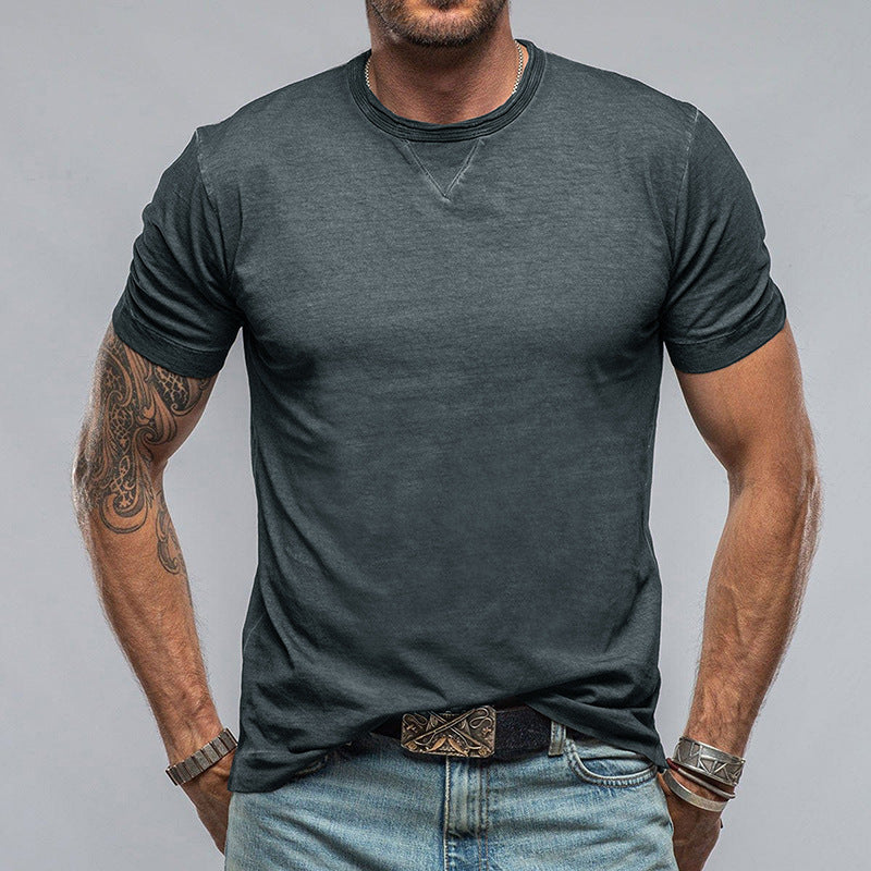 Casual Men's Short Sleeve Soft Tee Shirt