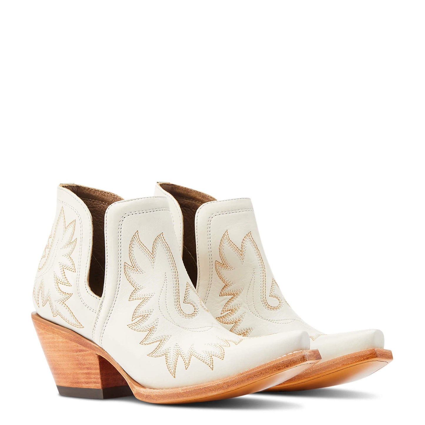 Ladies Classic Ankle Boots - Pointed Toe Block Heel