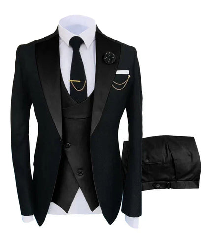 Classic 3 Piece Business Suit for Men - Olytrend